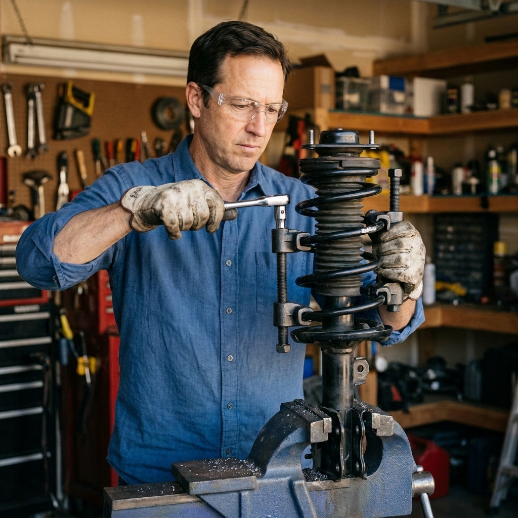 Replace Struts and Shocks Safely at Home